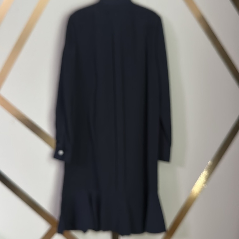 Tory Burch NWT The Jane Dress – Navy Button-Down Silhouette (Knee Length) - Picture 10 of 15